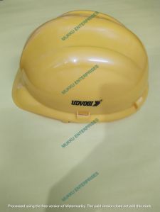 Yellow Udyogi Safety Helmet Without Ratchet