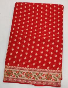 Red Banarasi Georgette Saree