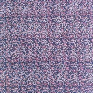HP047 Kalamkari Block Printed Cotton Fabric