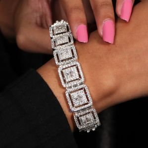Ladies Moissanite Diamond Bracelet