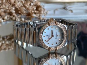 Ladies Omega Moissanite Diamond Watch
