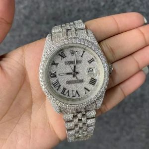 Ladies Rolex Moissanite Diamond Watch