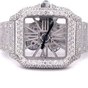Mens Cartier Lab Grown Diamond Watch