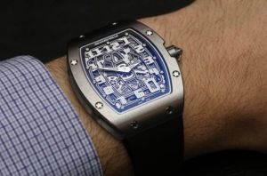 Mens Richard Mille Lab Grown Diamond Watch
