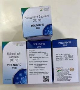 Molnuvid Molnupiravir 200 Mg Capsule.