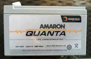 12Volt 12AH Amaron Make SMF VRLA Battery