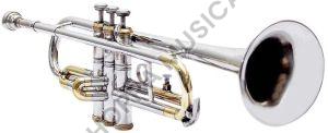 Trumpet Nickle + Brass Professional Instrument Bb Pitch Free Hard Case & Mouthpiece