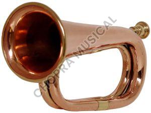 Plain Copper Brass Bugle