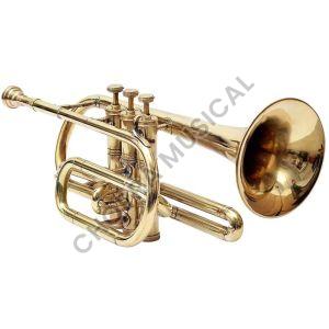 Three Valve Brass Trumpet Cornet