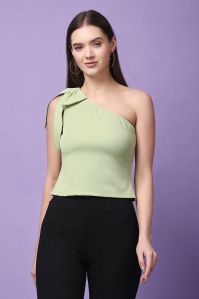 LADIES TWILL PISTA CROP TOP