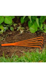 Garden lawn rake