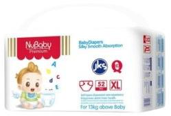 Nubaby Baby Diaper XL (XL), 70 Count, above 13kg jumbo upto 12 hours absorption