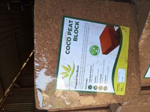 Packed coco coir pith blocks