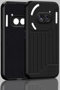 Nothing Phone 2A Back Cover 2mm Soft TPU, Micro Fiber Cloth Inside - Black only