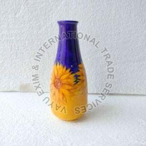 Blue Pottery Flower Vase