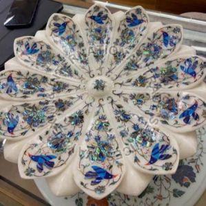 Marble Petal Bowl