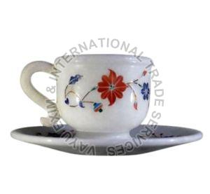 Marble Cup Plate Set