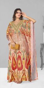 AGCJK400 Long Digital Printed Kaftan Kurti