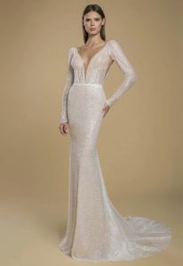 Ivory Crystal Wedding Gown