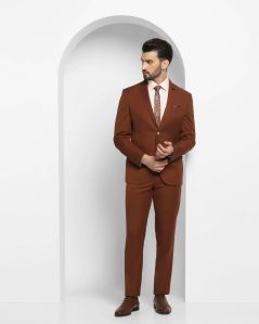 Rust Formal Mens Two Piece Coat Pant