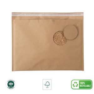 Honeycomb Padded Paper Mailers 270 X 170 mm + 45 mm Flap