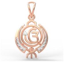 1.956 Grams Diamond Men Pendant