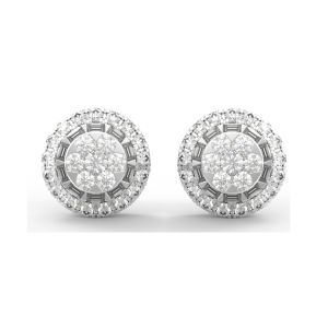 3.460 Grams Diamond Mens Earrings