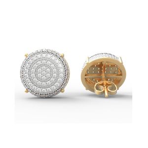 5.144 Grams Diamond Mens Earrings