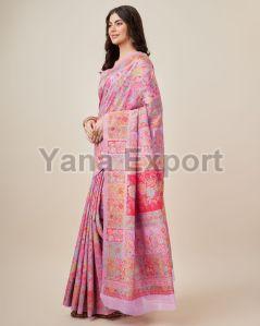 Pink Kashmiri Sarees