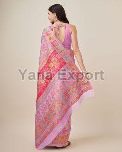 Pink Kashmiri Sarees