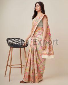 Floral Kashmiri Sarees