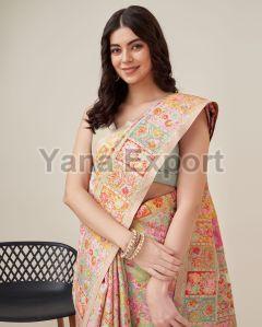 Floral Kashmiri Sarees