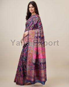 Purple Kashmiri Sarees