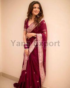Maroon Lillian Saree