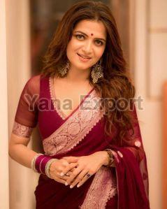 Maroon Lillian Saree