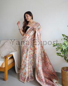 Beige Kashmiri Sarees