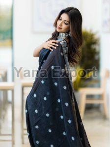 Black Lillian Saree