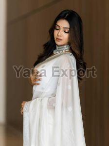 White Lillian Saree