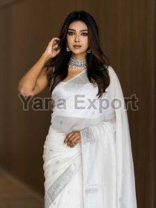 White Lillian Saree