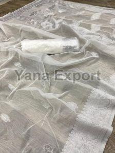 White Lillian Saree