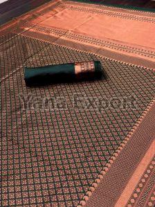 111 Brown Lichi Silk Sarees