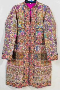 Ladies Multicolor Quilted Jacket