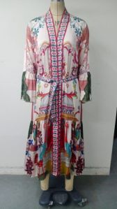 Ladies Printed Viscose Kaftan