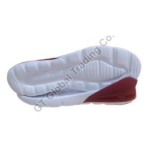 Sports White Leather Shoe Sole