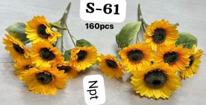Artificial S-61 Sunflower Bunch