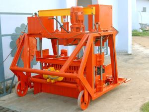 hydraulic hollow block making machine