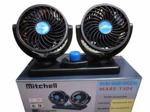 Mitchell Double Headed Vehicle Fan