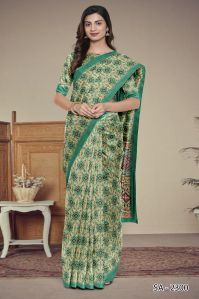 Ladies Green Designer Saree