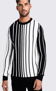 Mens Striped Sweater