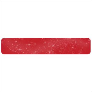 Cardinal Red Star Sparkle Edge Banding Tape